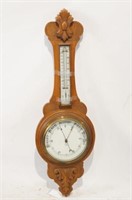 Antique wall  Barometer/ thermometer