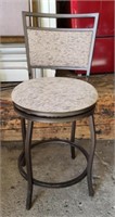 Cute Metal Frame Swivel Bar Stool