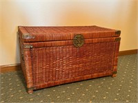 Wicker chest very unique