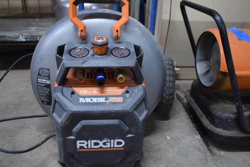 Compressor Ridgid, Mobil Air, 6 Gallon