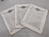 4 issues 1857 country gentleman