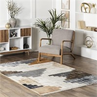 R742  nuLOOM Vanita Beige 12x16 Area Rug