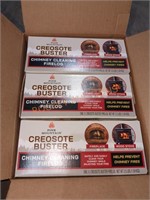 Box of 6 chimney cleaning fire logs