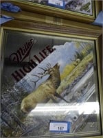 Framed mirror art - Miller High Life "Challenge"