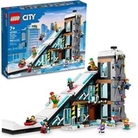 (N) LEGO City Ski and Climbing Center Building Toy