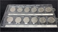 1992 Canada's Confederation 25 Cent Coin Set