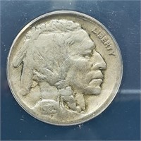1923 Buffalo Nickel 5C GD 6 SCRATCHED ANACS