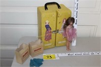 Skipper Doll 1963, Scooter Case & Accessories