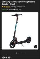 GoTrax Apex PRO Commuting Electric Scooter (NEW)