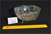 Footed Serving Bowl - 24 % Lead Crystal