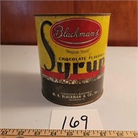 Blackman's Chocolate Syrup Tin