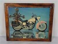 Harley Davidson Clock Plaque