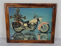 Harley Davidson Clock Plaque