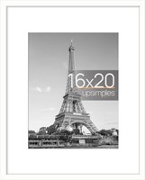 upsimples 16x20 Picture Frame  White  1 Pack