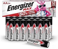 25$-Energizer AA Batteries, Max Double A Battery
