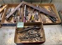 (4) Boxes of Hand Tools