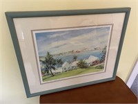 Signed Bermuda Print by C. Holding