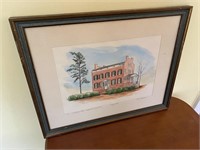 Watercolor Print by Nat Thompson, Riddick's Folly