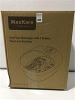 MAXKARE FOOT SPA MASSAGER W/ T ROLLERS HEAT