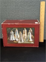 Set of 6 Lenox Crystal Bells New in Box