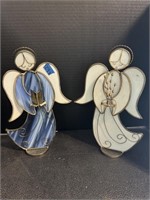 Vintage Stained Glass Angels