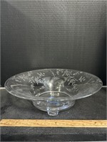 Rose Point Cambridge Footed Centerpiece Bowl