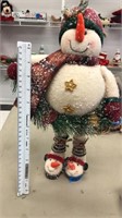 NEW Glittery Standing Snowman