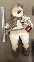 NEW Holiday Inspirations sitting snowman