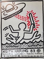 Haring, Galerie Watari Poster, 1983.