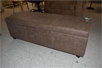 Microfiber Upholstered Storage Bench