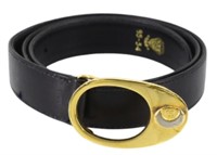 Gucci Vintage Black Belt