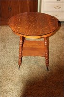 Antique Tiger Oak Table