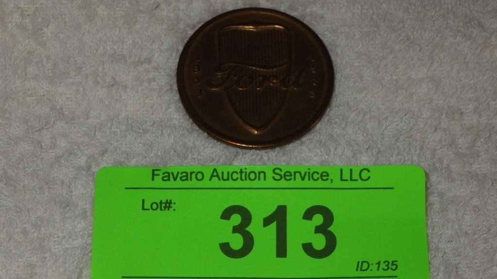 1903 - 1933 FORD V8 ADVERTISING TOKEN - 30 YEARS >