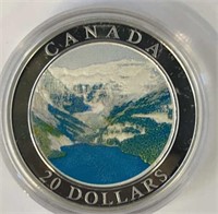Natural Wonders Rockies $20 Fine Silver Coin