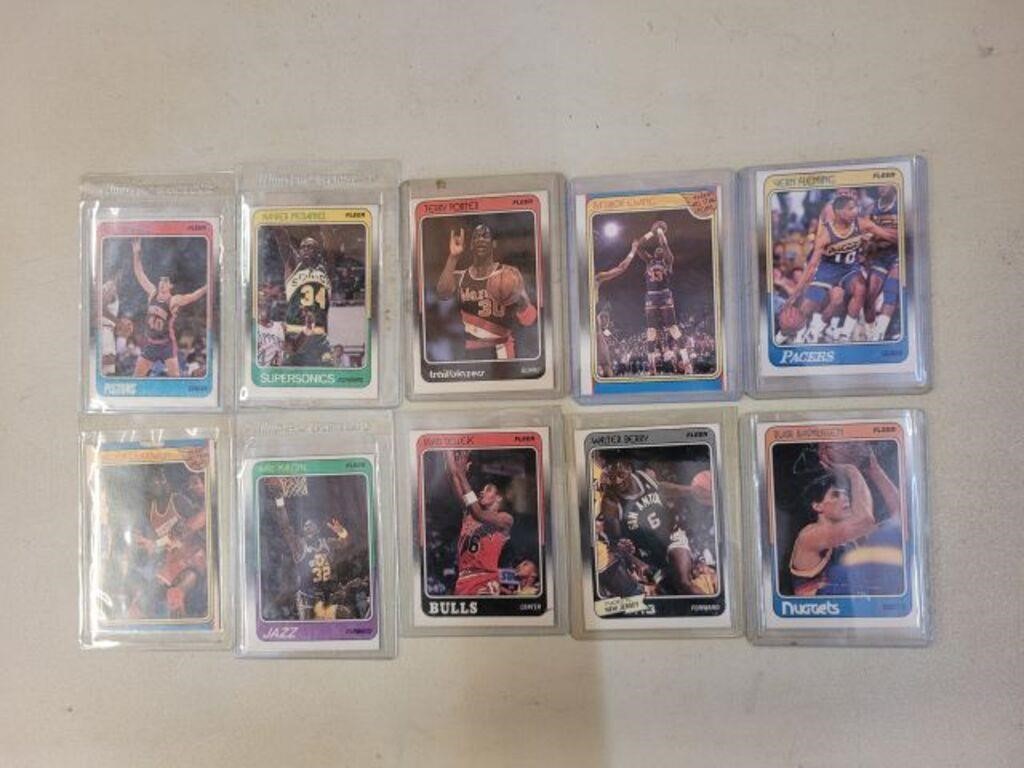 TRAY OF NBA CARDS