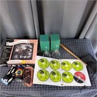 Q3 10Pc Crystal bells Scrapebook kit Art CDs Bat