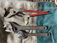 2 - Crescent Wrenches (15" & 12") &