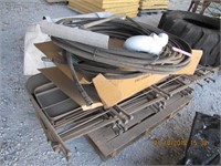 Pallet folding chairs, hydraulic hose &