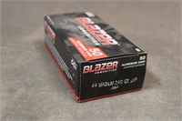 (50) Blazer .44 Magnum 240GR JPH Ammo