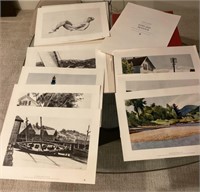 A Silent World portfolio prints by Edward Hopper