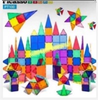 PicassoTiles $64 Retail Magnetic 3D Blocks 100pk