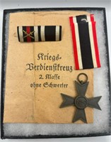 WWII War Merit Cross Second Class w/ ribbon bar