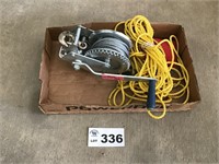 BOLT WINCH, ROPE