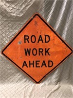 "Road Work Ahead" Road Sign