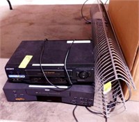 Sony VHS PlayerCD Rack