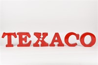 TEXACO 3D METAL LETTERS - NEW