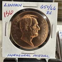 ABRAHAM LINCOLN INNAUGURAL MEDAL