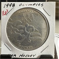 1998 OLYMPICS USA HOCKEY TEAM TOKEN NAGANO