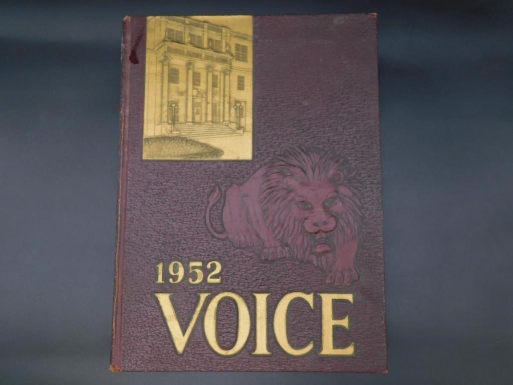 1952 VOICE YEARBOOK FROM BRIDGEPORT CONNECTICUT VI
