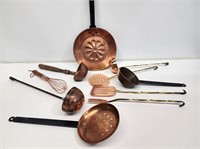 Copperware Utensils and Ladels